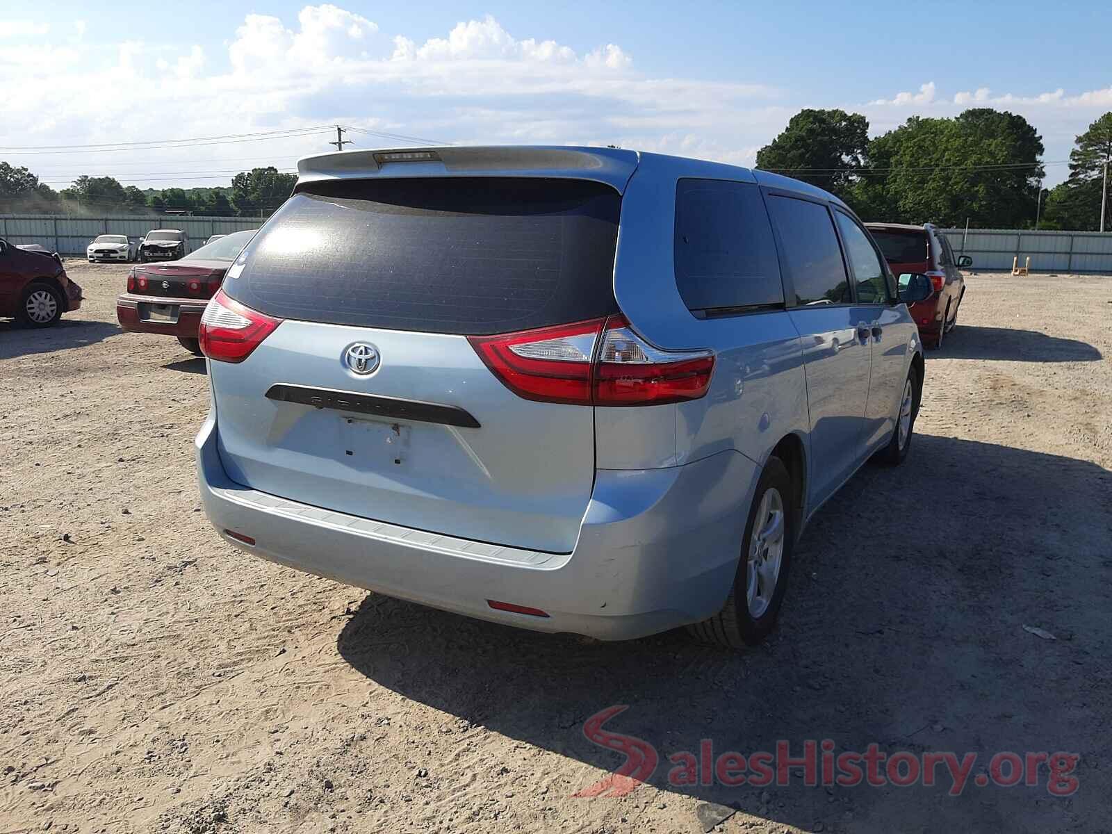 5TDZZ3DC2HS773287 2017 TOYOTA SIENNA