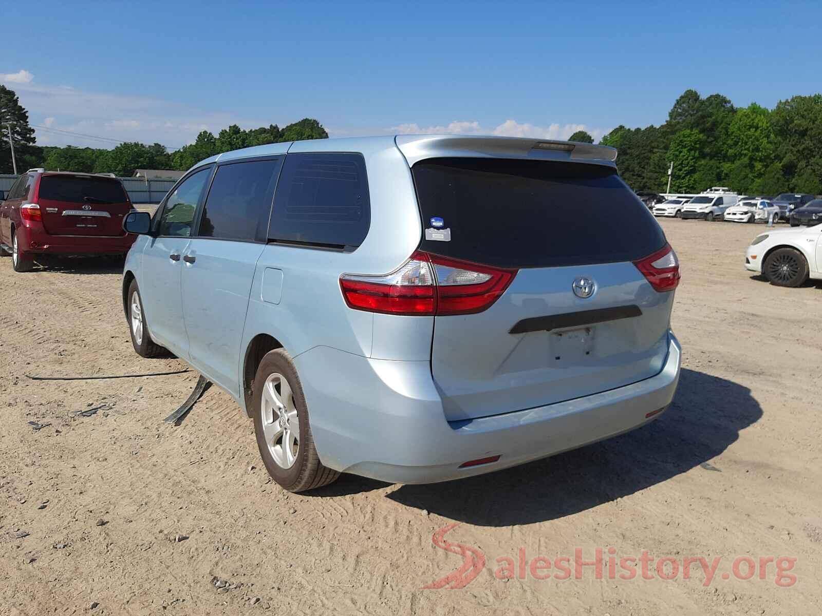 5TDZZ3DC2HS773287 2017 TOYOTA SIENNA