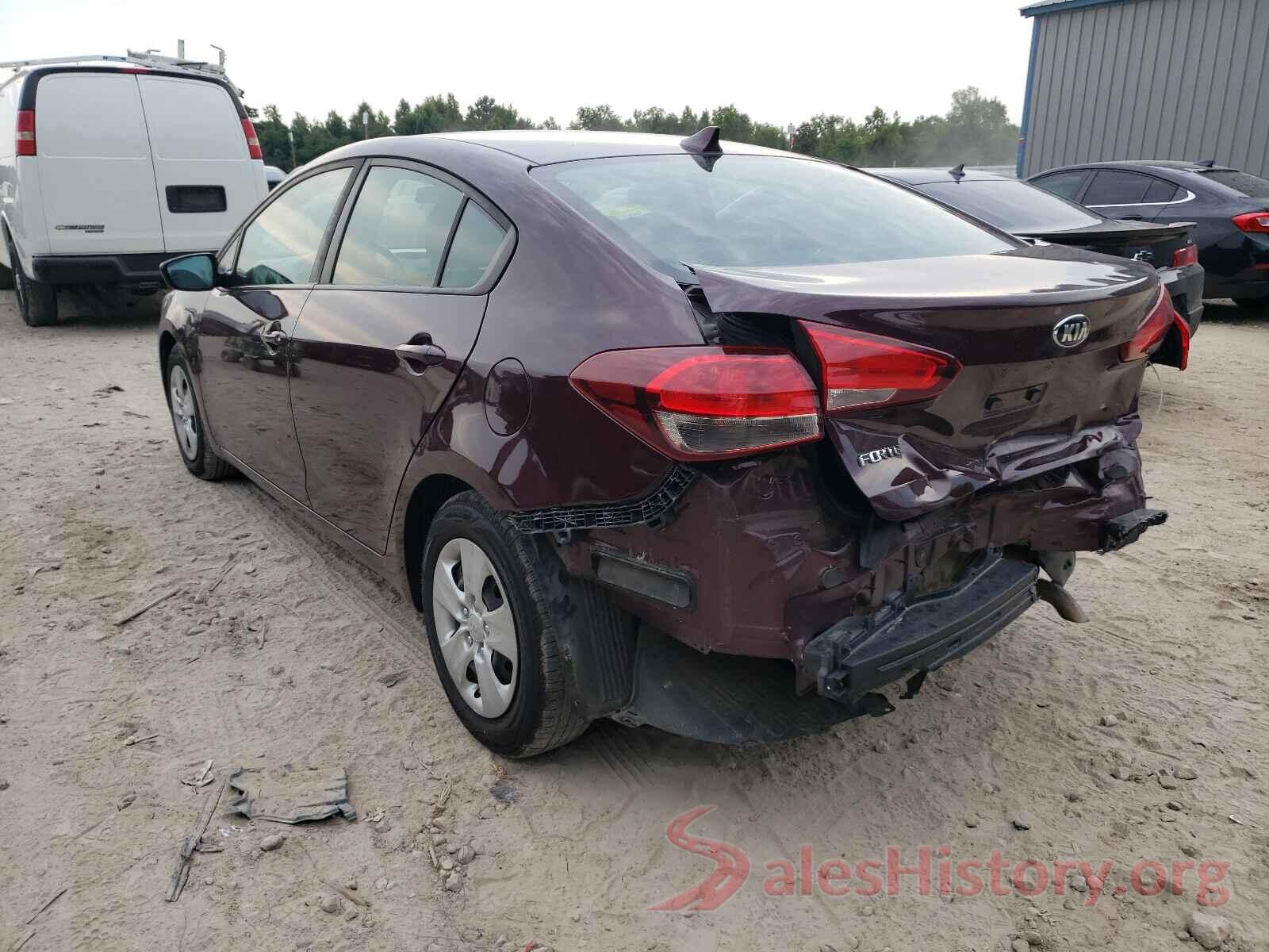 3KPFK4A77HE133204 2017 KIA FORTE