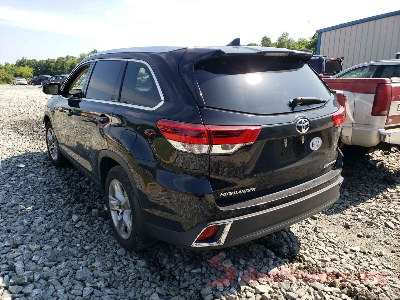 5TDDZRFHXKS987344 2019 TOYOTA HIGHLANDER