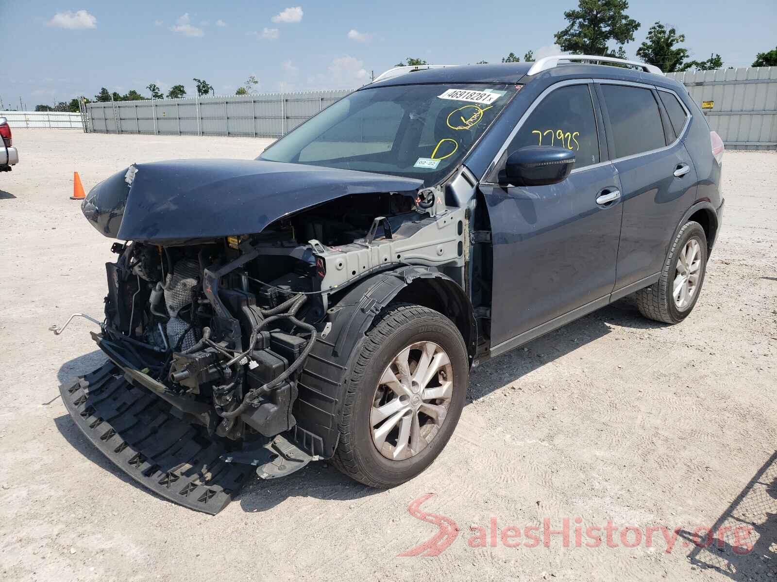 KNMAT2MT3GP625201 2016 NISSAN ROGUE