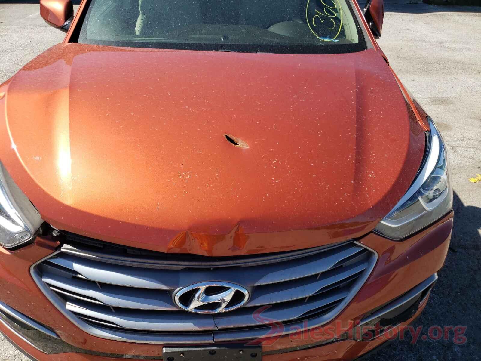 5XYZT3LB2HG487768 2017 HYUNDAI SANTA FE