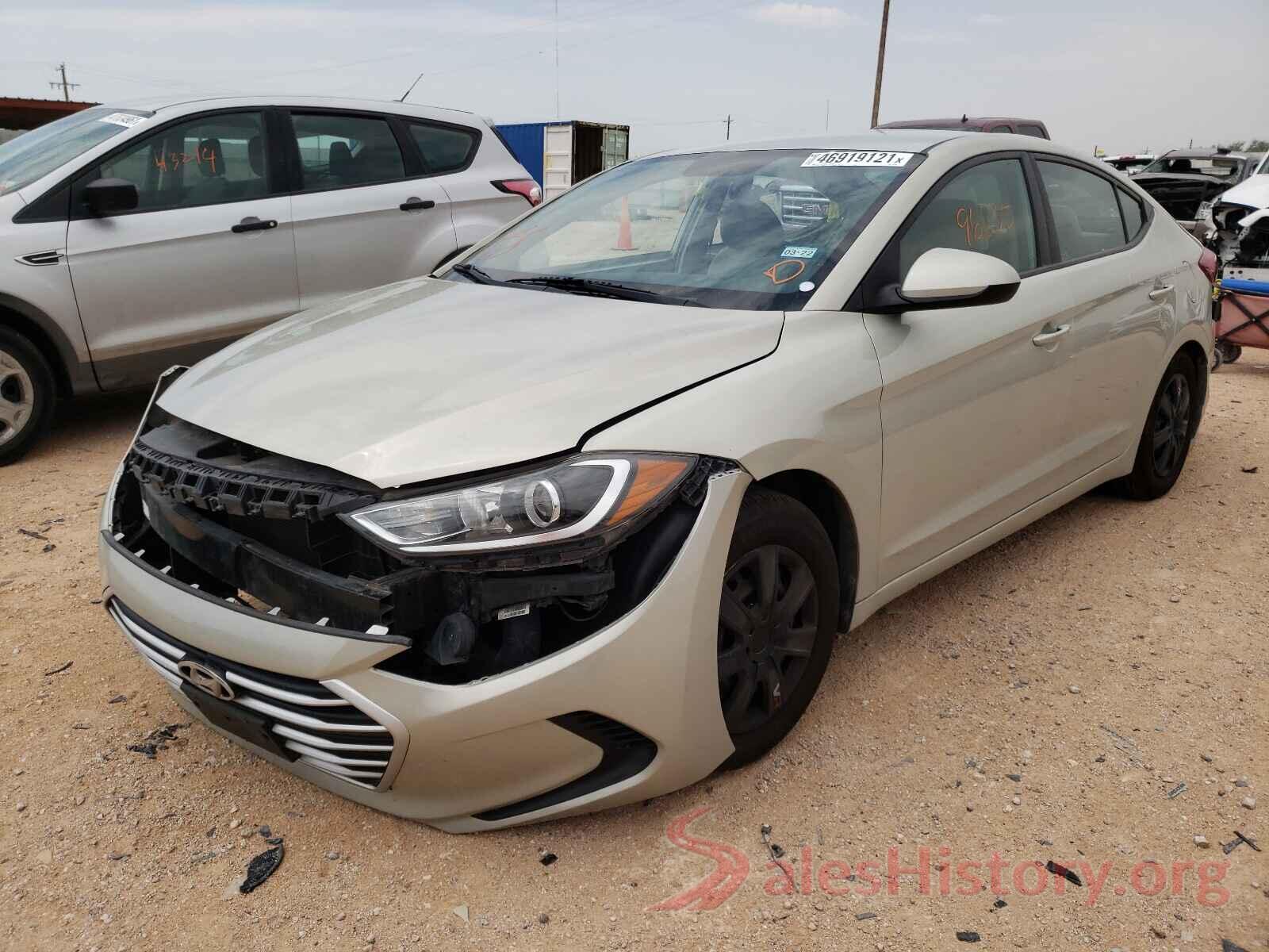 5NPD74LF8HH147220 2017 HYUNDAI ELANTRA