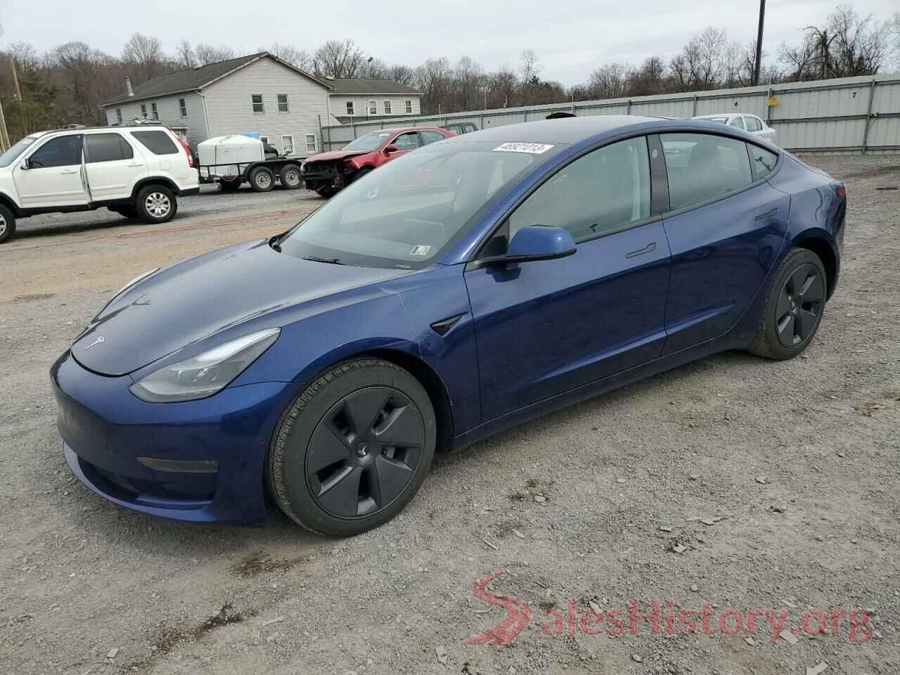 5YJ3E1EA0NF109038 2022 TESLA MODEL 3