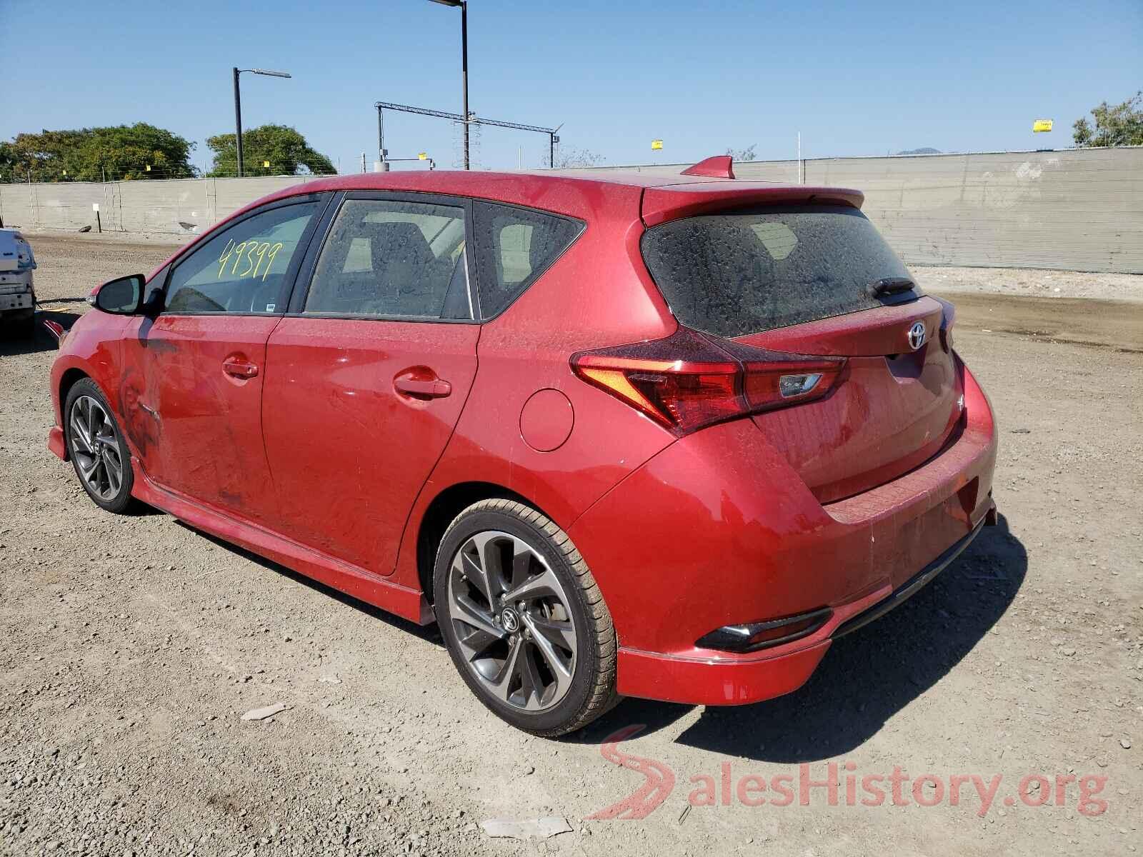 JTNKARJE1HJ523808 2017 TOYOTA COROLLA