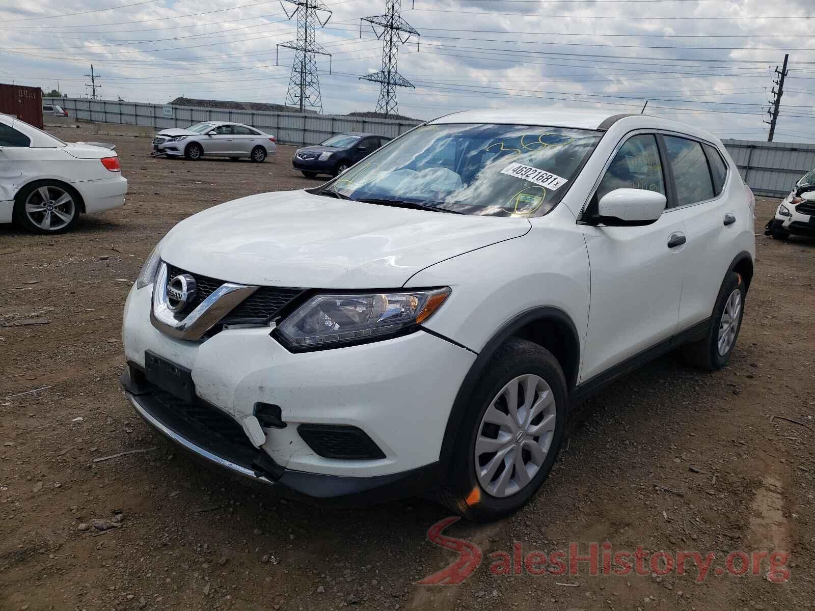 KNMAT2MT2GP643754 2016 NISSAN ROGUE