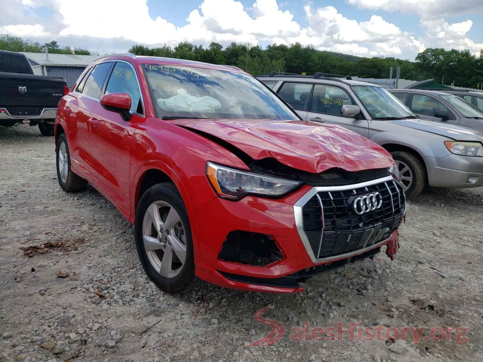 WA1AECF38L1013340 2020 AUDI Q3