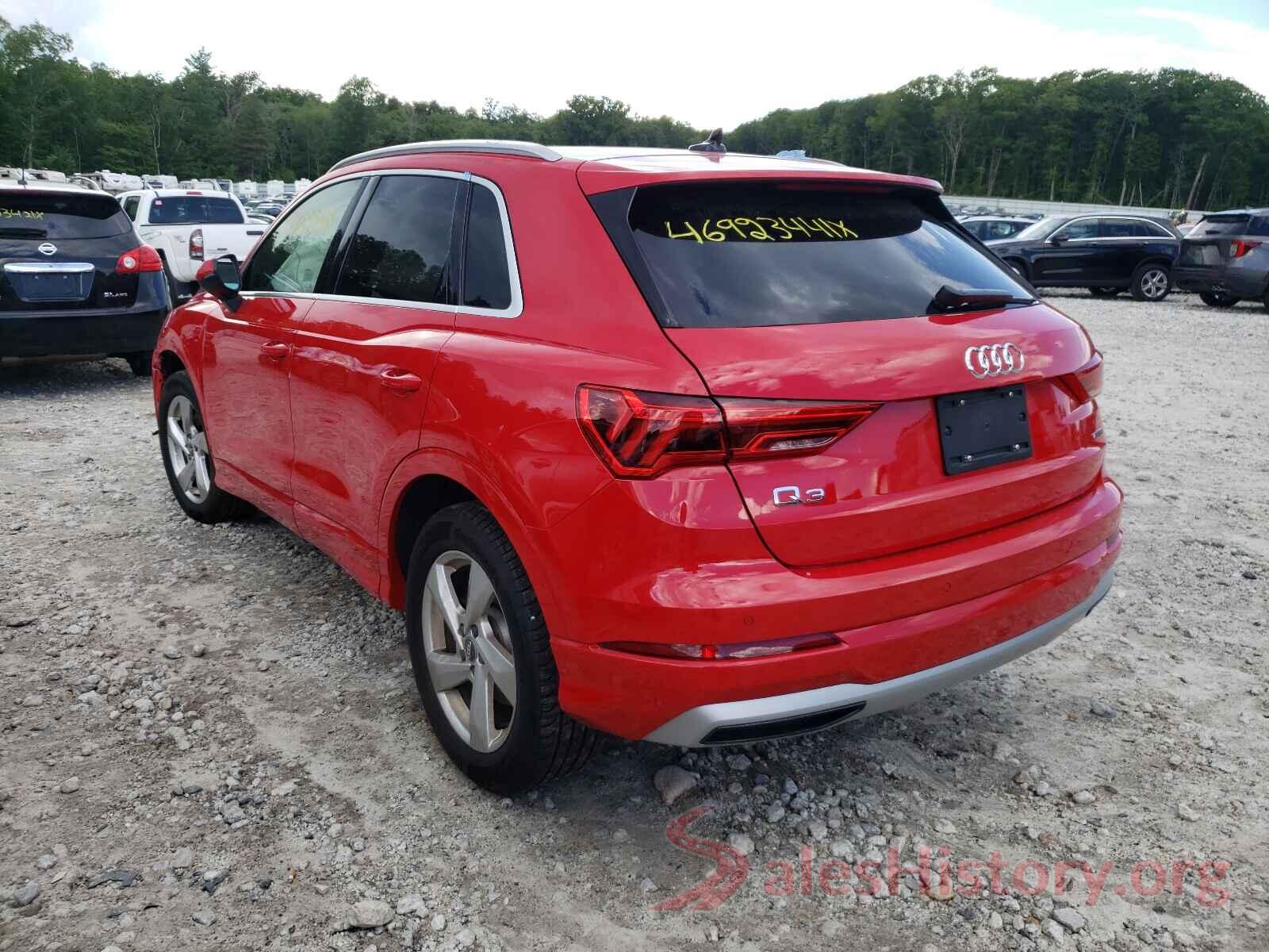 WA1AECF38L1013340 2020 AUDI Q3