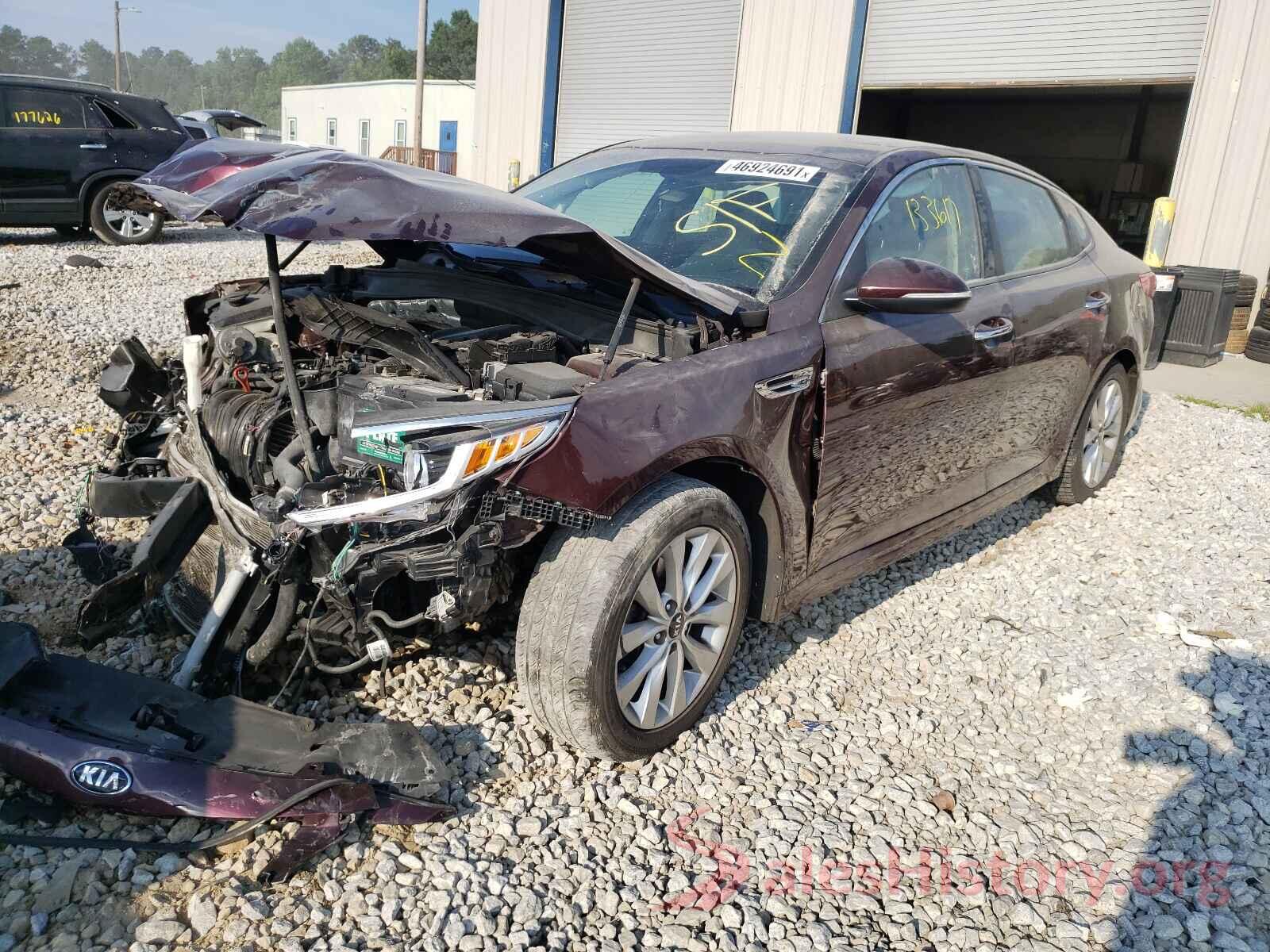 5XXGT4L35GG076132 2016 KIA OPTIMA