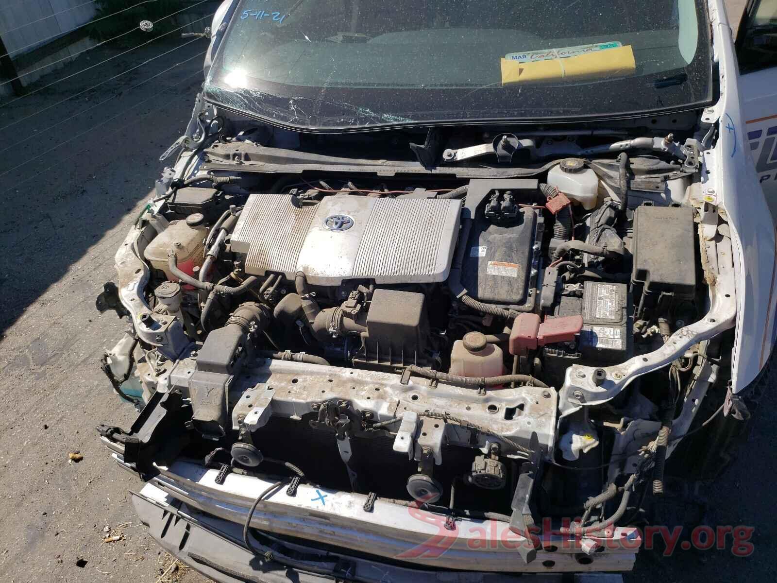 JTDKBRFU8J3591714 2018 TOYOTA PRIUS