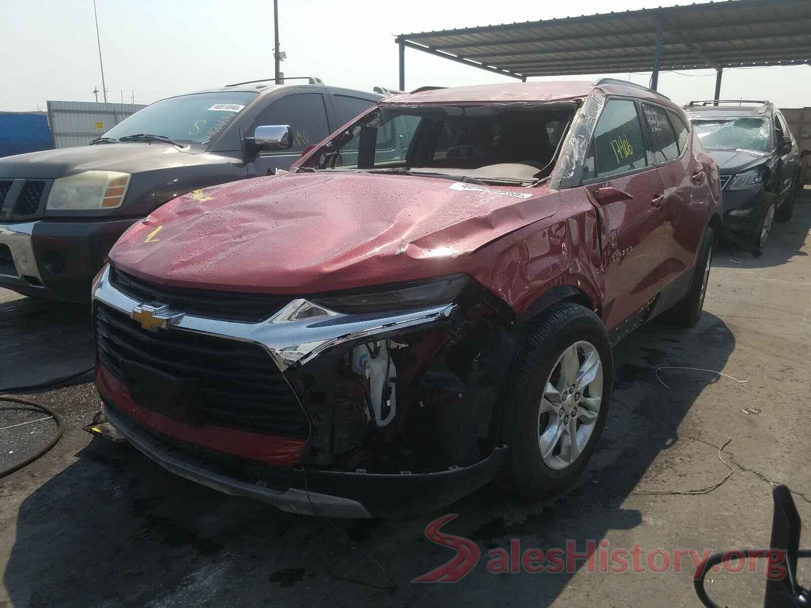 3GNKBCRS1KS591922 2019 CHEVROLET BLAZER 2LT