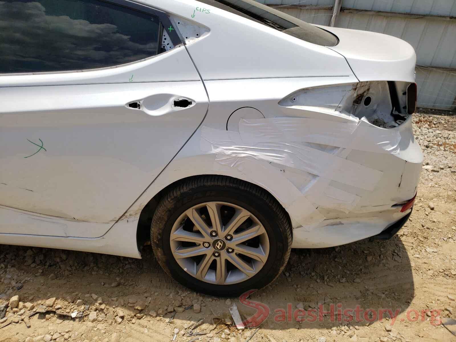 5NPDH4AEXGH656375 2016 HYUNDAI ELANTRA