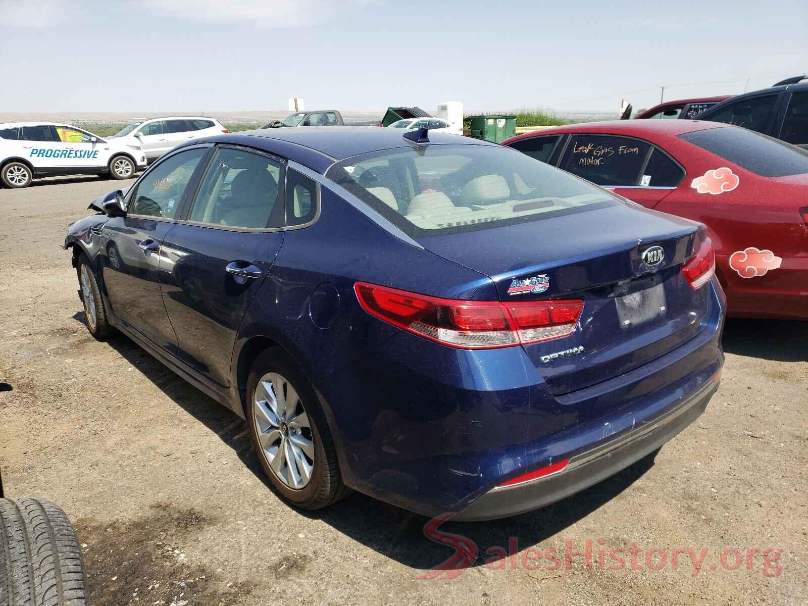 5XXGT4L37GG045724 2016 KIA OPTIMA