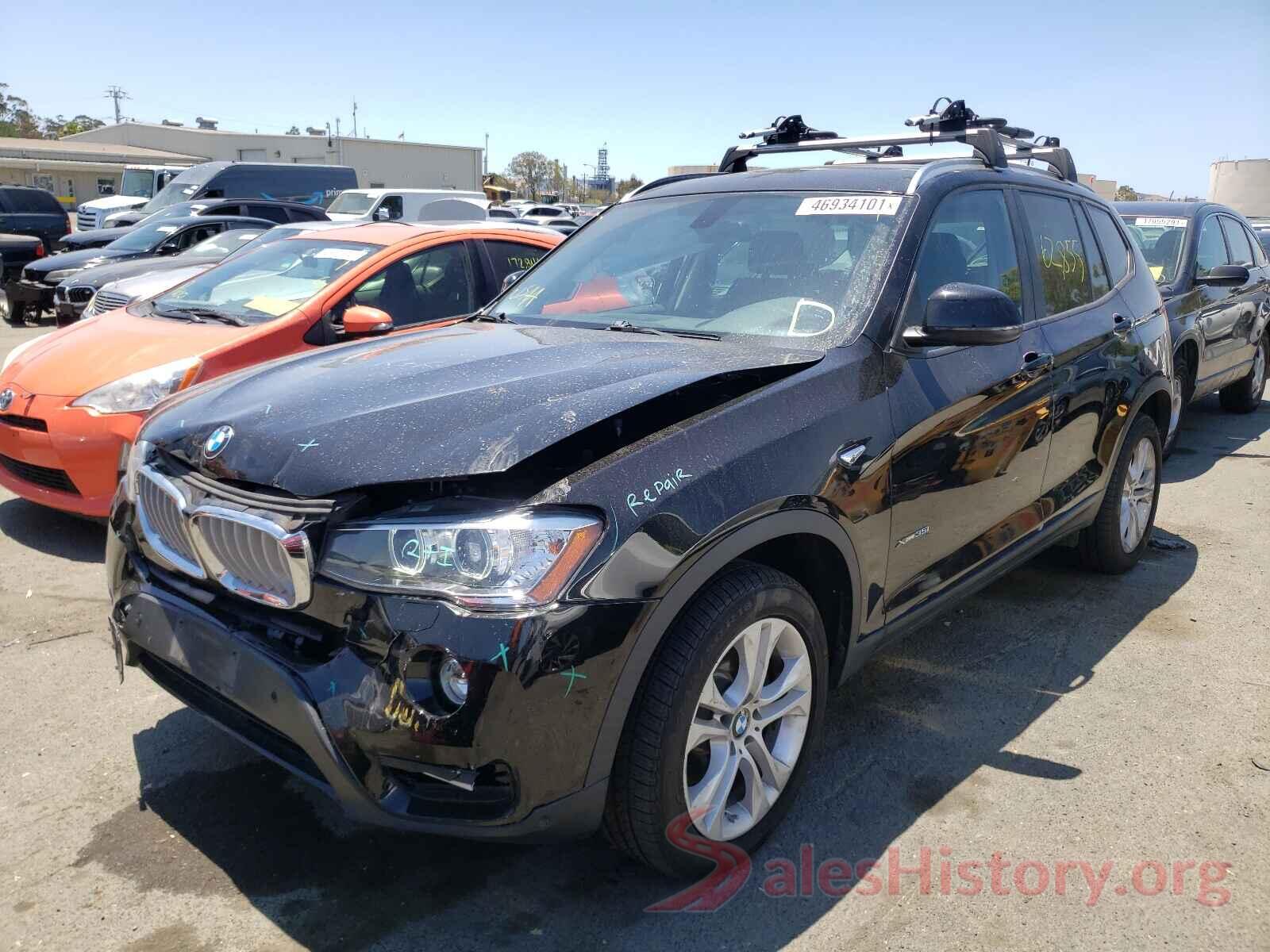 5UXWX7C58H0U42461 2017 BMW X3