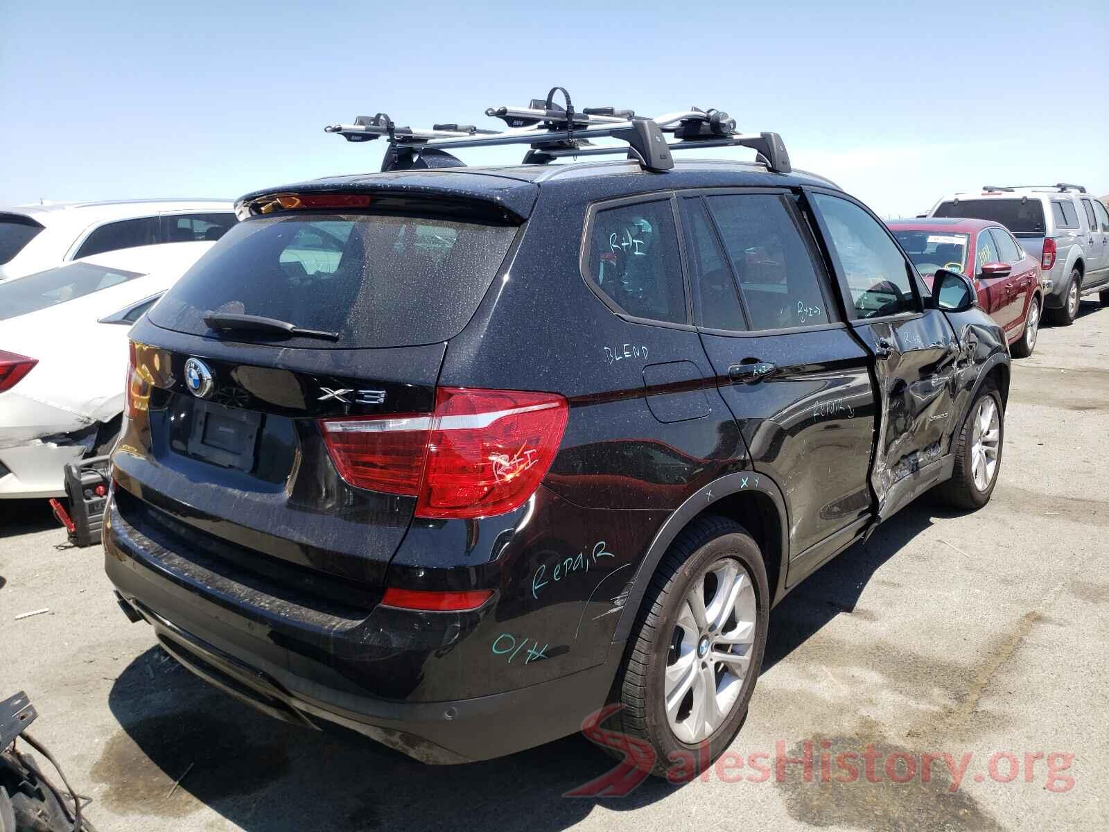 5UXWX7C58H0U42461 2017 BMW X3