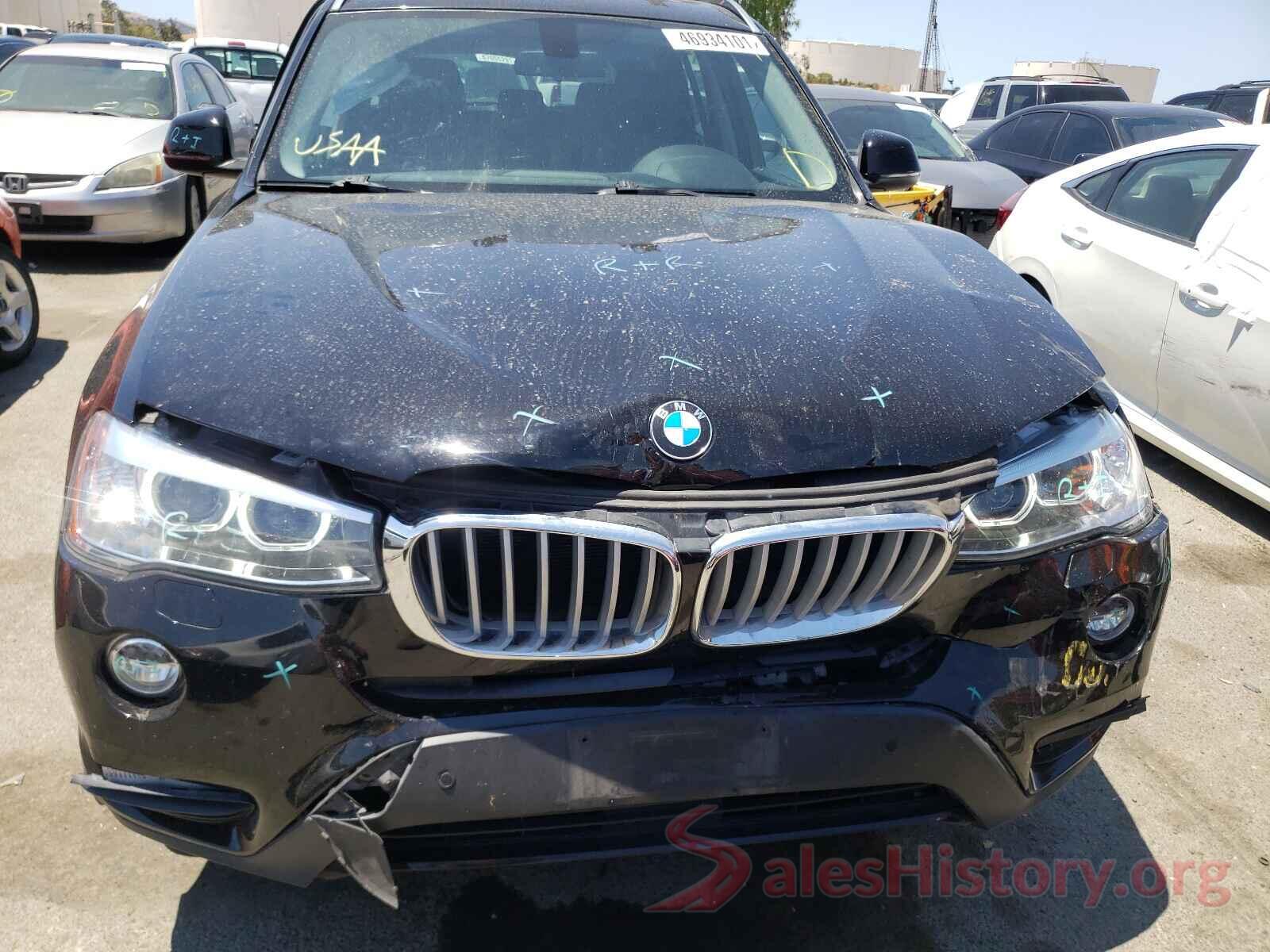 5UXWX7C58H0U42461 2017 BMW X3