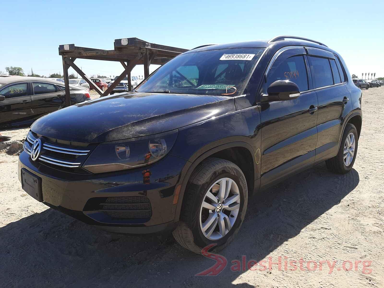 WVGAV7AX8GW516667 2016 VOLKSWAGEN TIGUAN