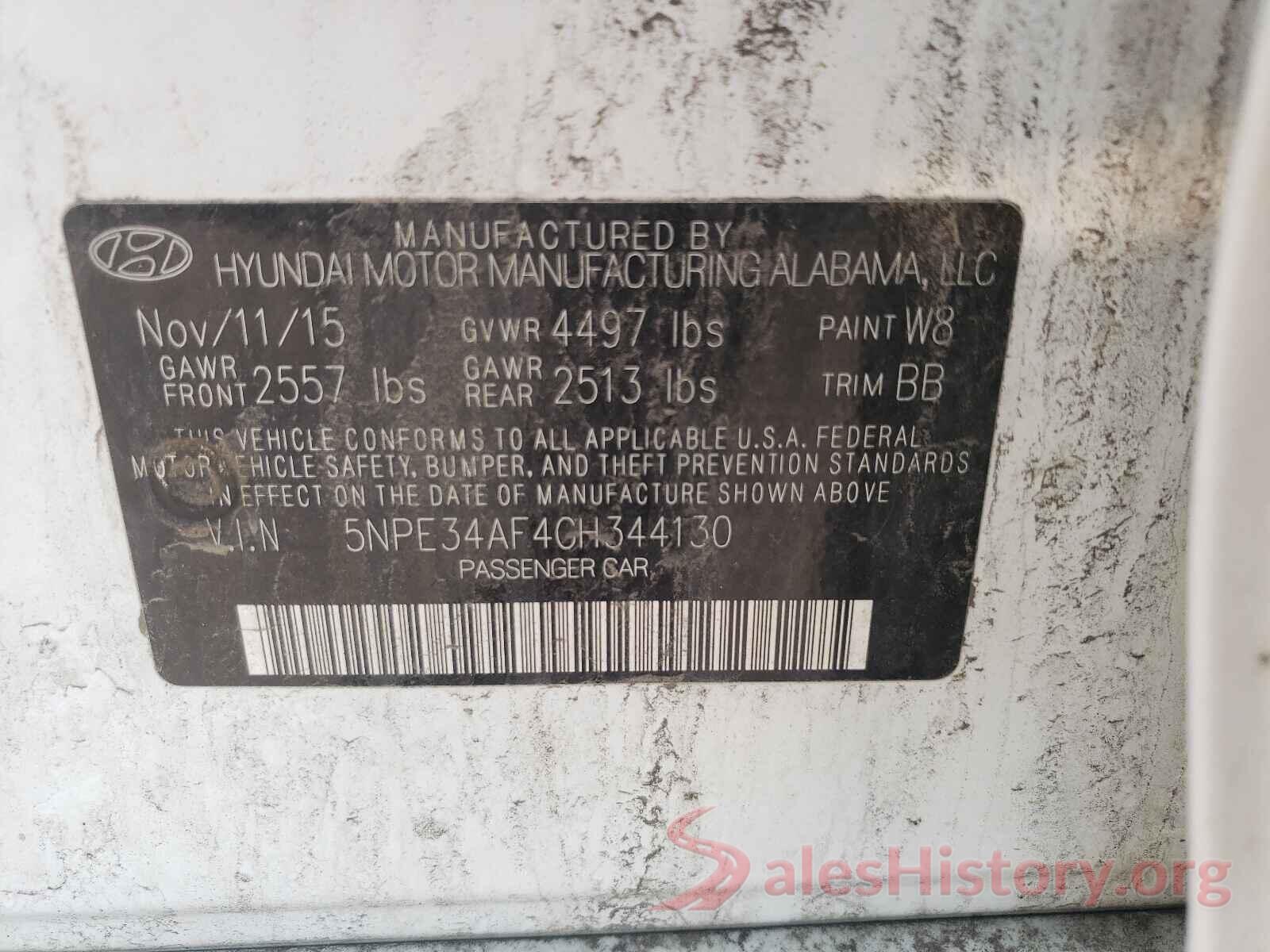 5NPE34AF4GH344130 2016 HYUNDAI SONATA