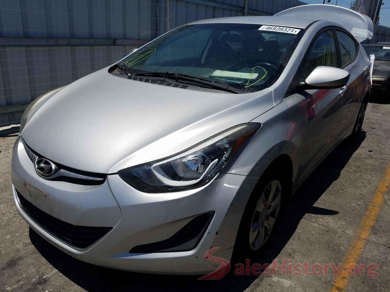 5NPDH4AE2GH667032 2016 HYUNDAI ELANTRA