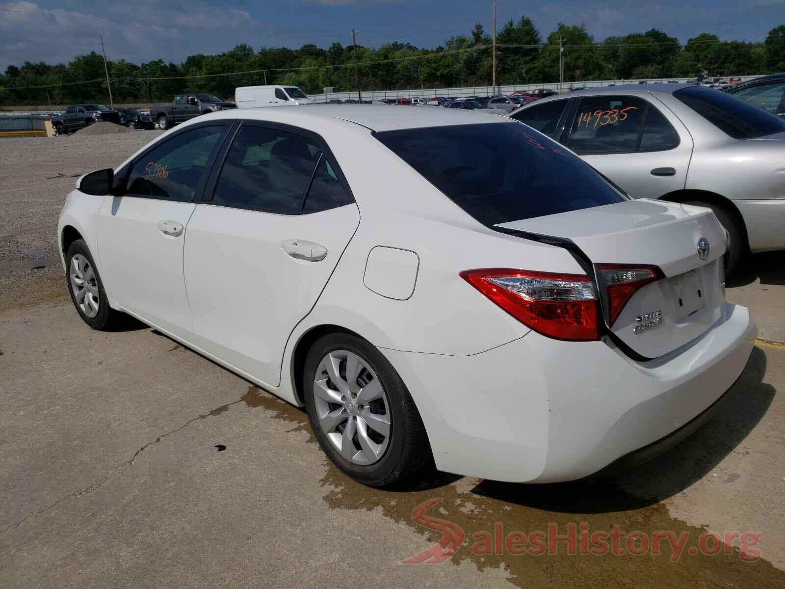 5YFBURHE4GP566017 2016 TOYOTA COROLLA