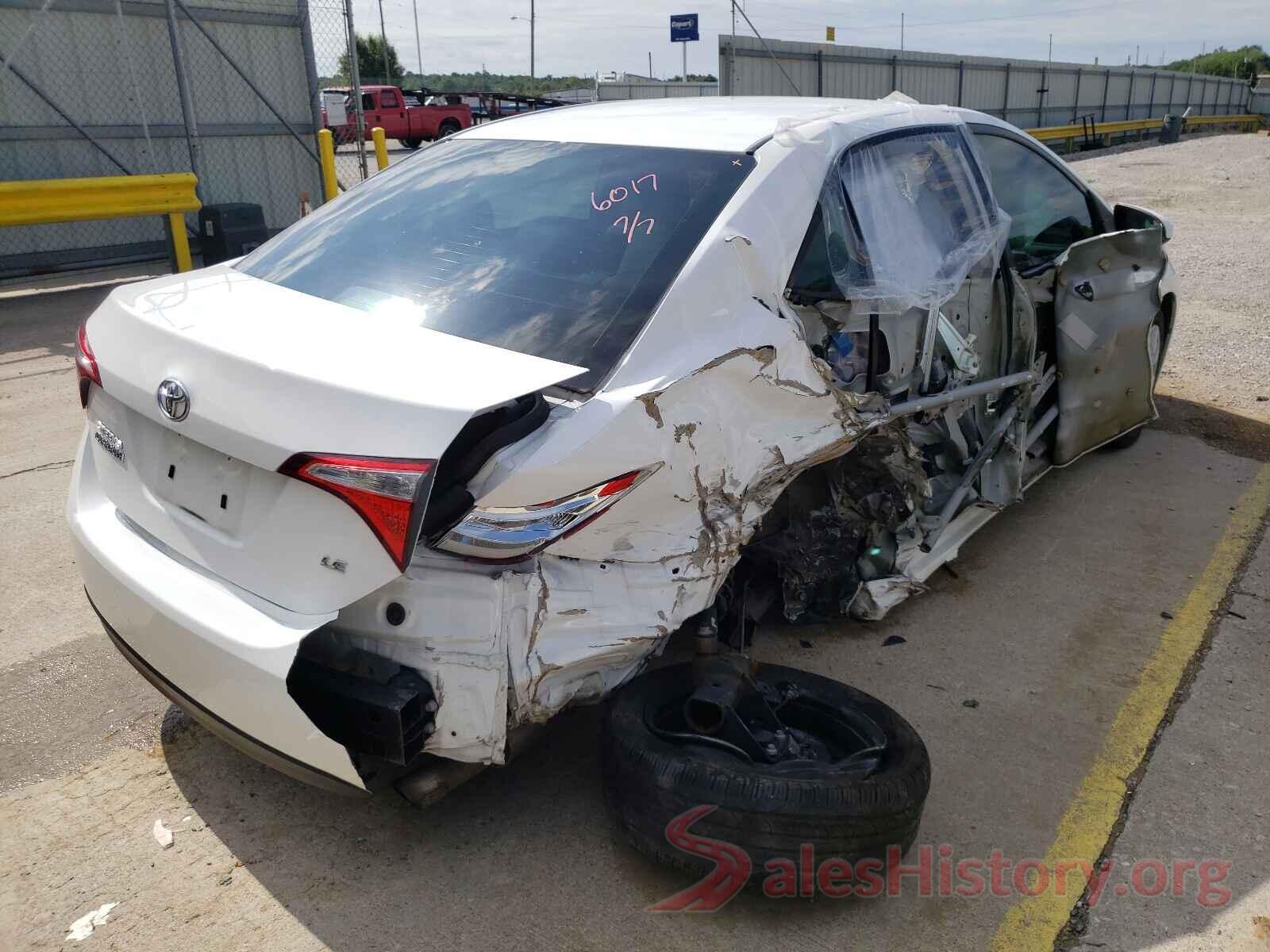 5YFBURHE4GP566017 2016 TOYOTA COROLLA