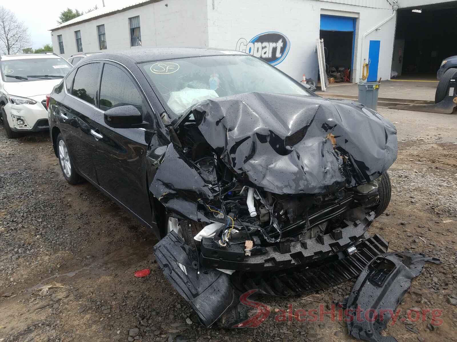 3N1AB7AP4KY383875 2019 NISSAN SENTRA