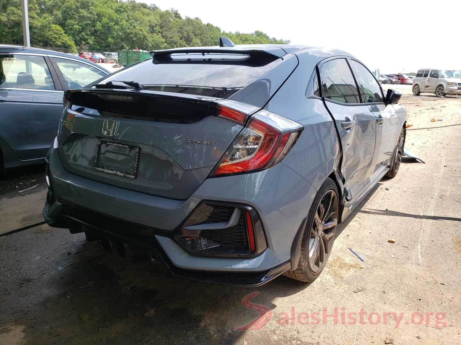 SHHFK7H40MU200757 2021 HONDA CIVIC