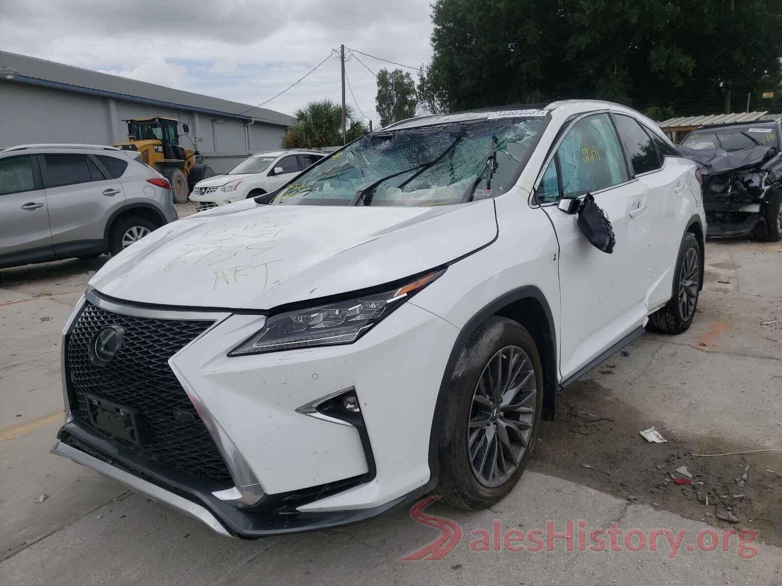 2T2BZMCA2KC210811 2019 LEXUS RX350