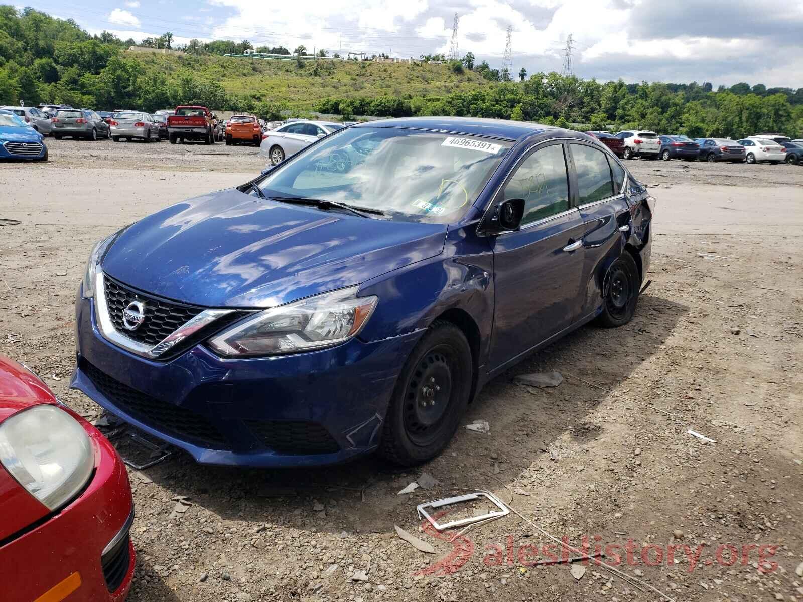 3N1AB7AP7HL649203 2017 NISSAN SENTRA