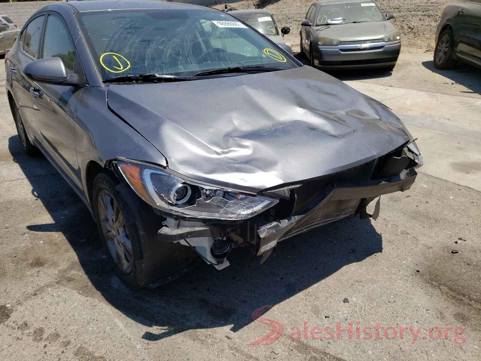 5NPD84LF3JH349191 2018 HYUNDAI ELANTRA