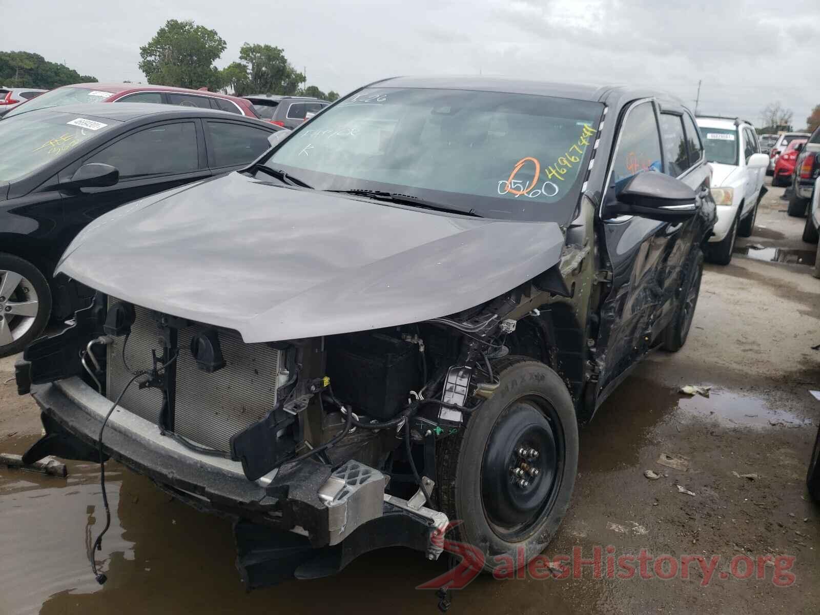 5TDZZRFH7KS290560 2019 TOYOTA HIGHLANDER