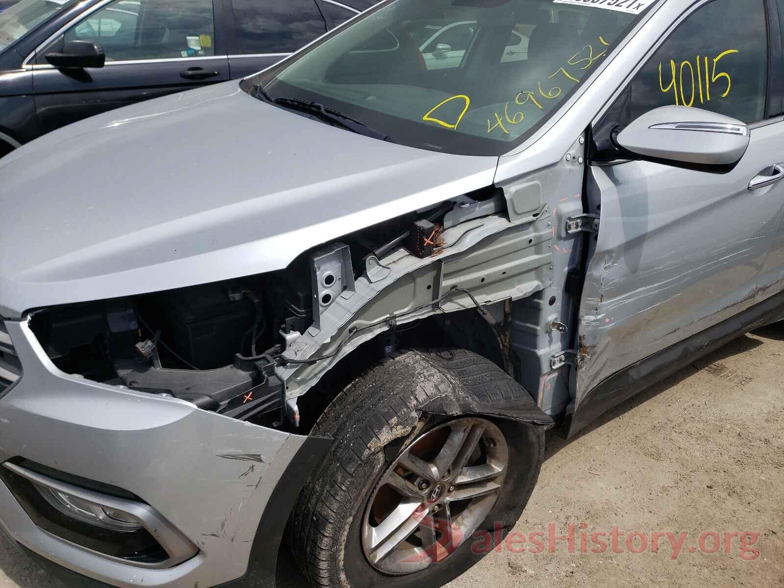 5XYZU3LB7JG513266 2018 HYUNDAI SANTA FE