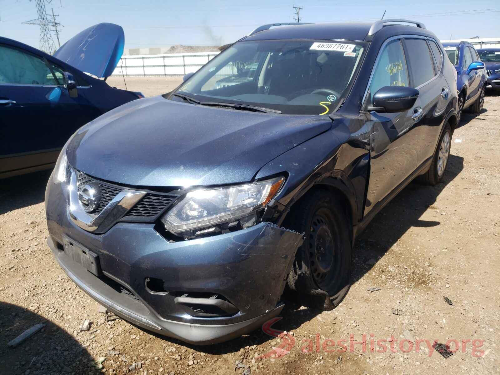 KNMAT2MT7GP596866 2016 NISSAN ROGUE