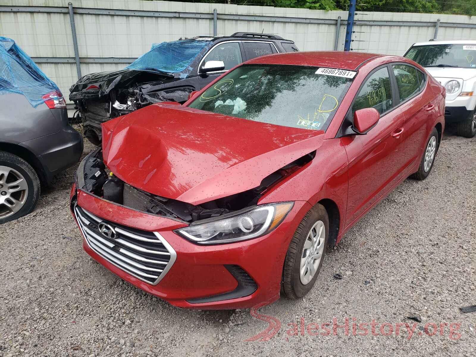 5NPD74LF9JH263208 2018 HYUNDAI ELANTRA