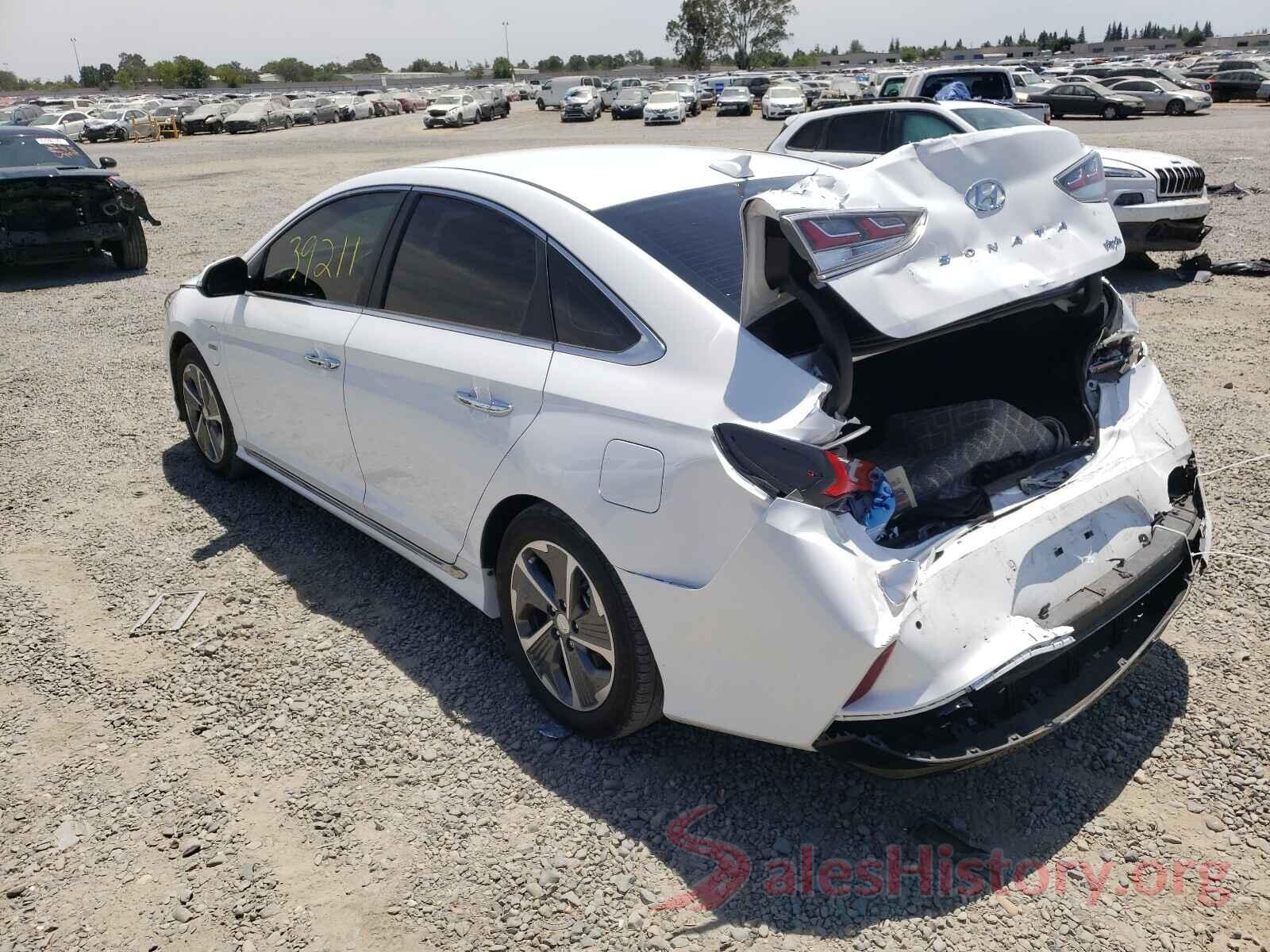 KMHE54L28KA091300 2019 HYUNDAI SONATA