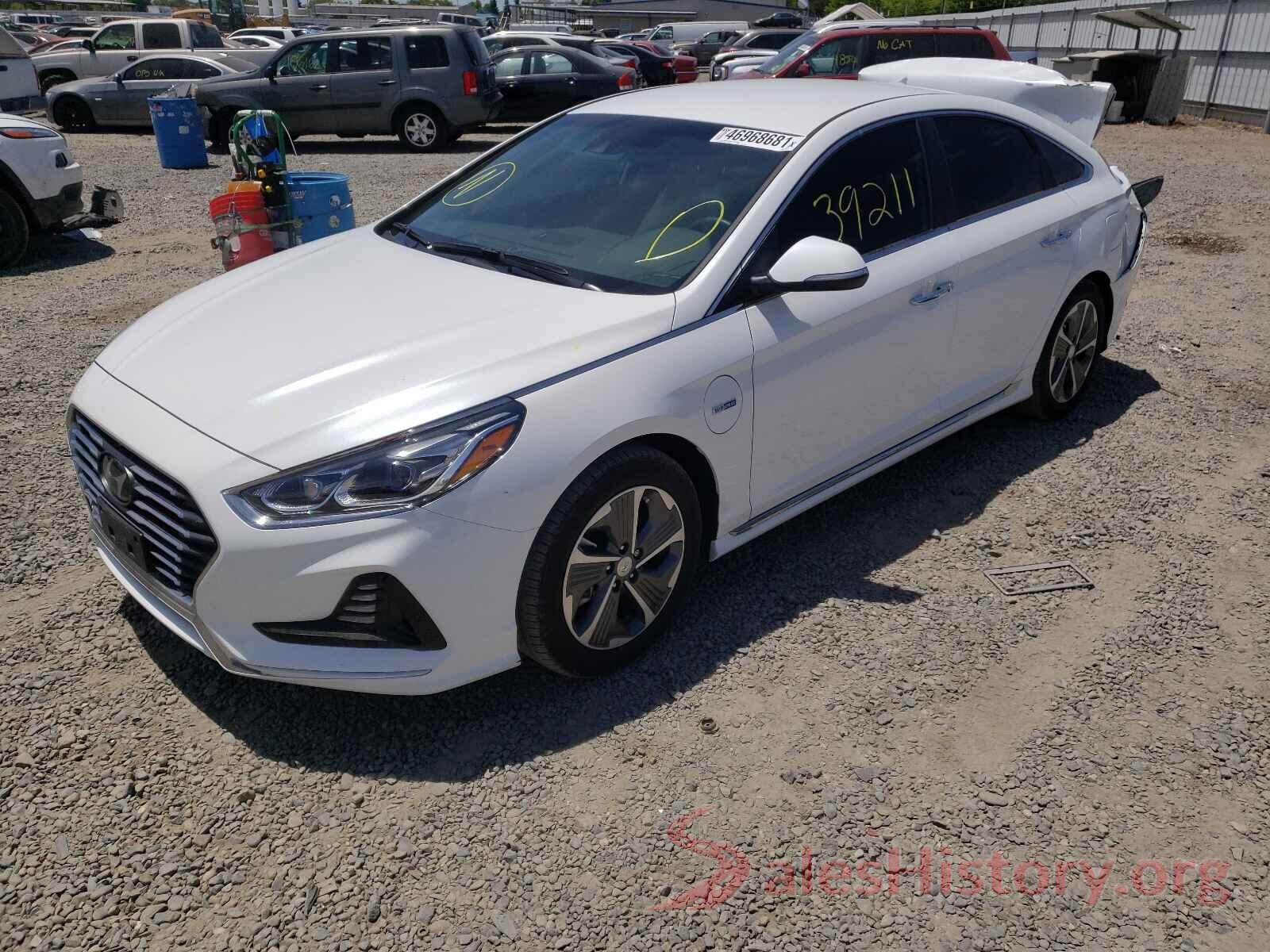 KMHE54L28KA091300 2019 HYUNDAI SONATA