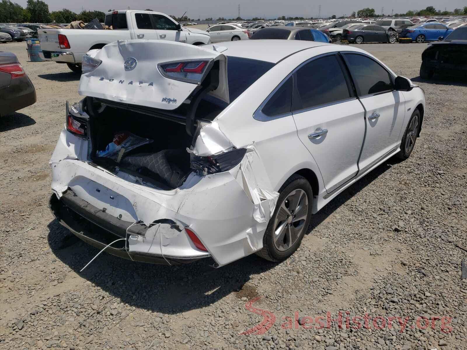 KMHE54L28KA091300 2019 HYUNDAI SONATA