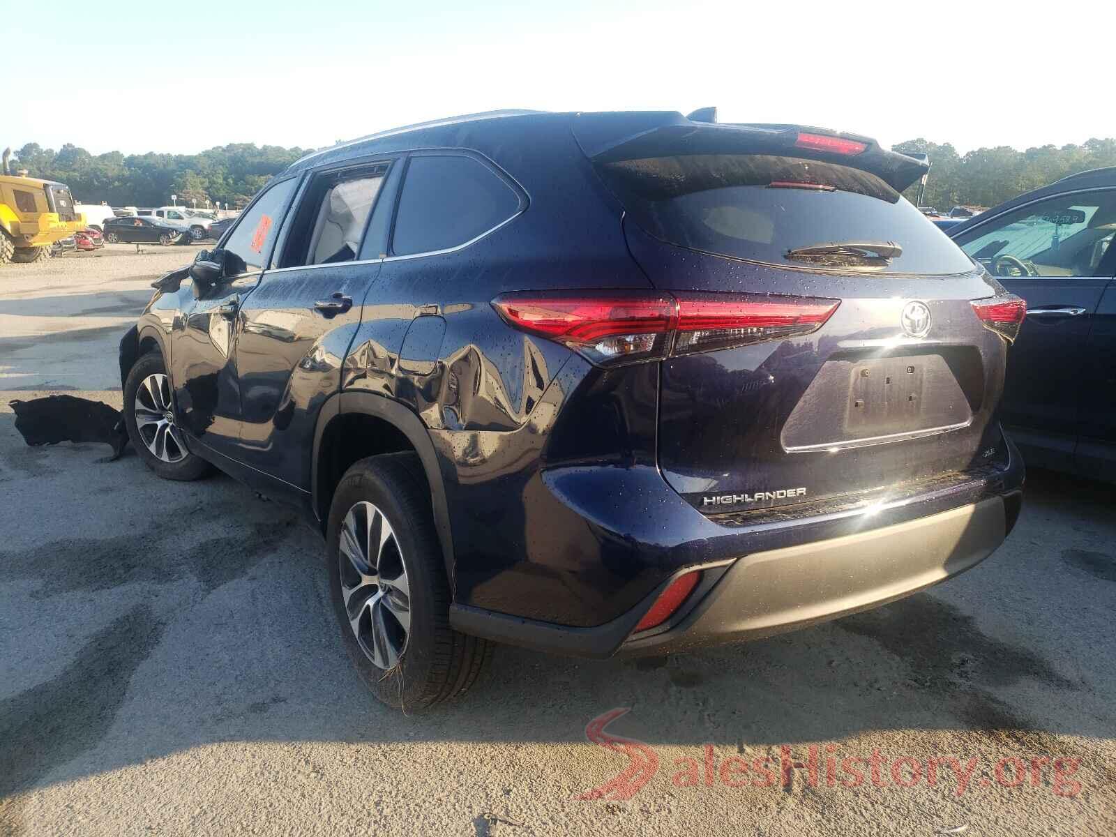 5TDGZRAH5LS506230 2020 TOYOTA HIGHLANDER