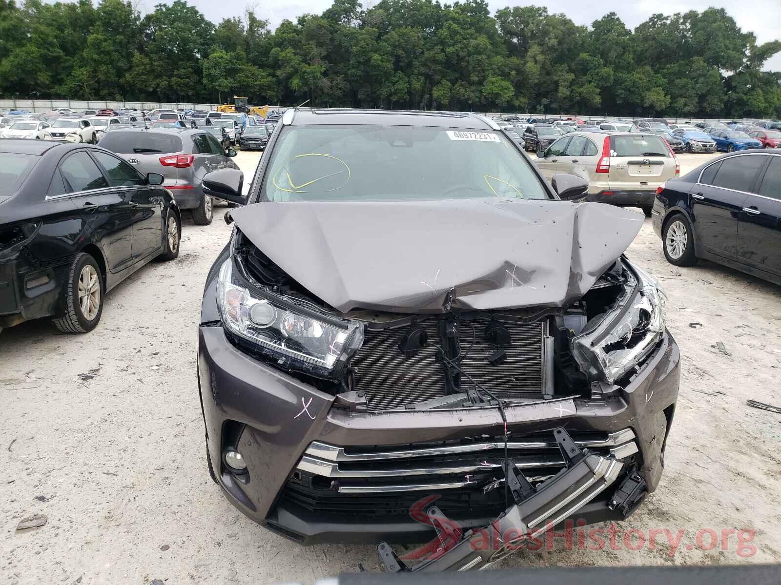 5TDDZRFH1JS816318 2018 TOYOTA HIGHLANDER