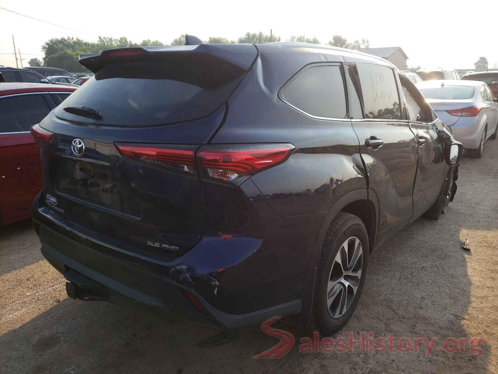 5TDGZRBH8MS529646 2021 TOYOTA HIGHLANDER