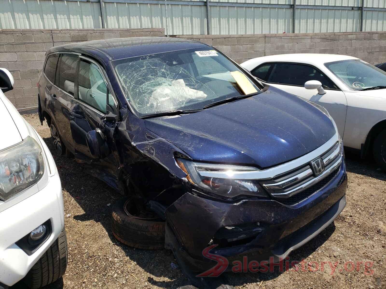 5FNYF6H48GB017202 2016 HONDA PILOT