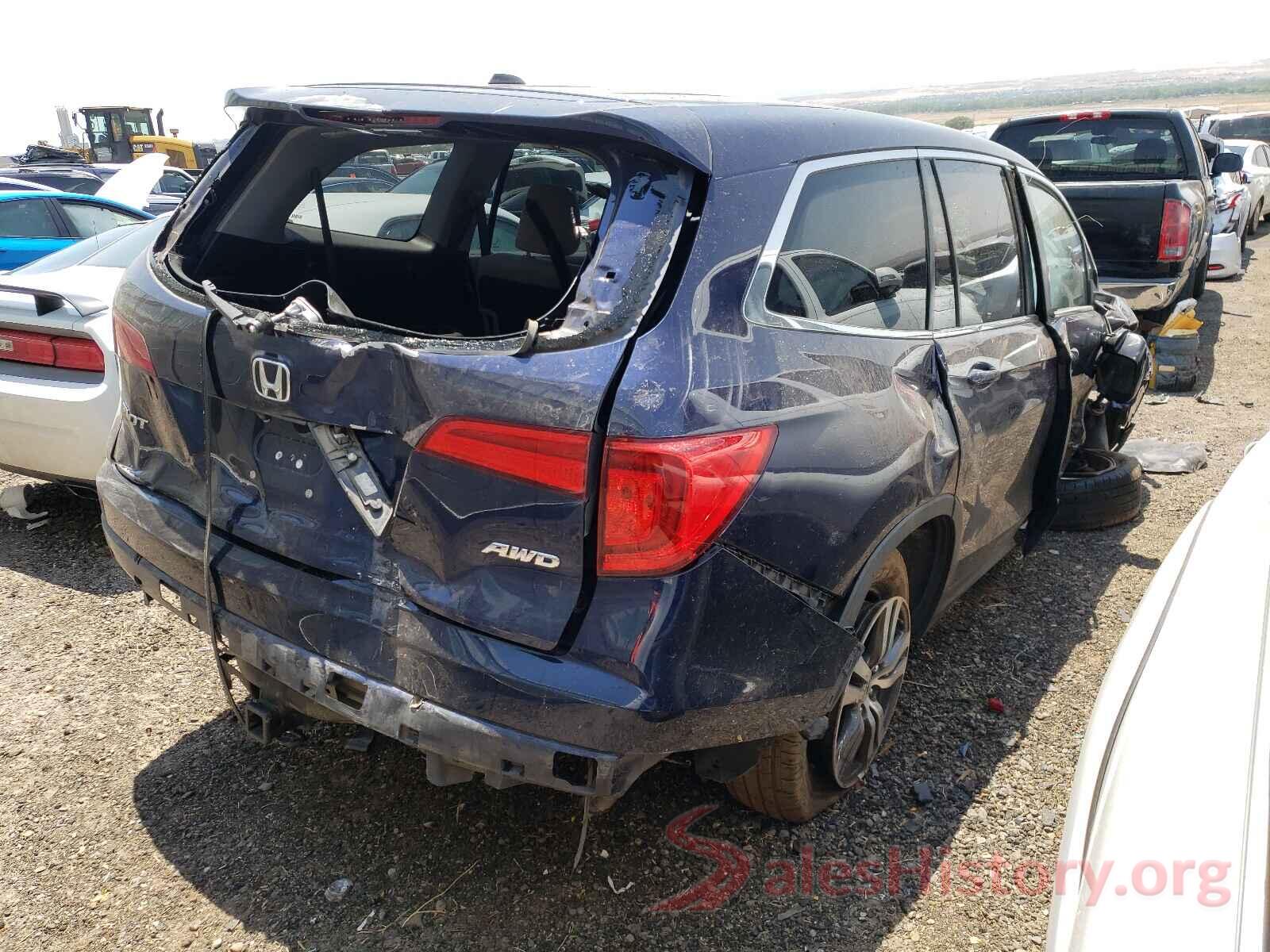 5FNYF6H48GB017202 2016 HONDA PILOT