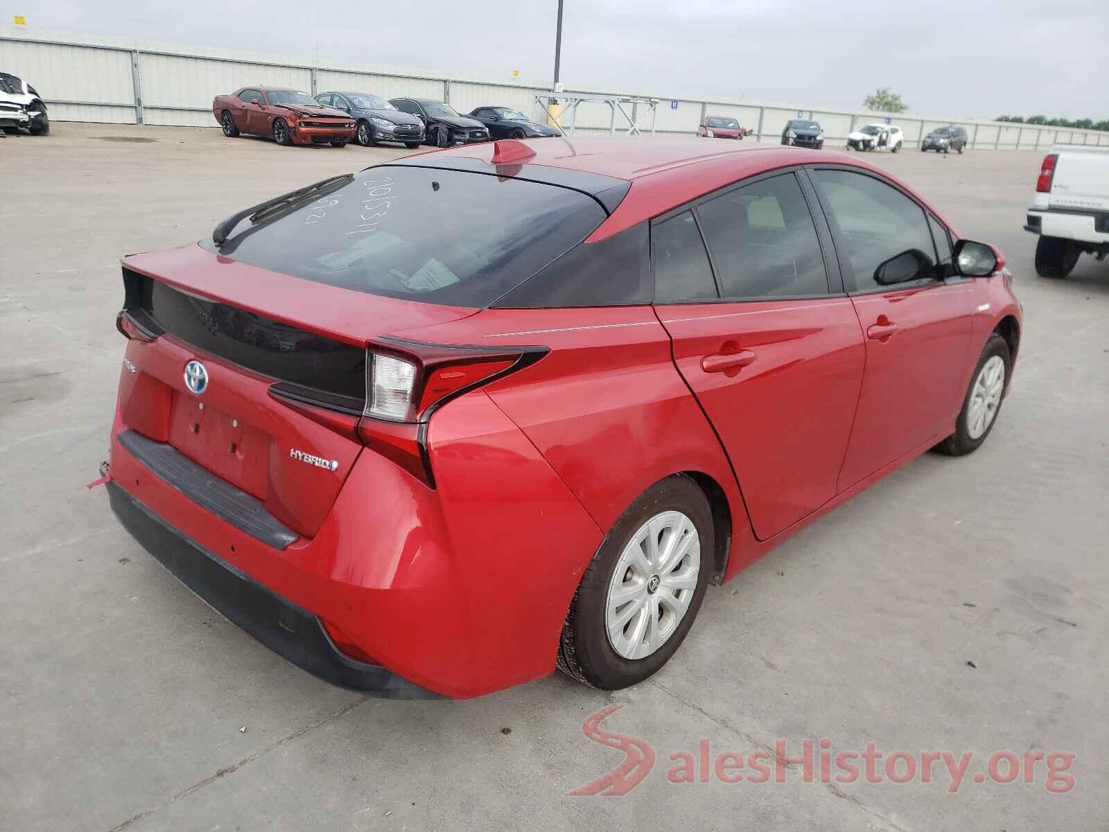 JTDKARFU1L3119554 2020 TOYOTA PRIUS