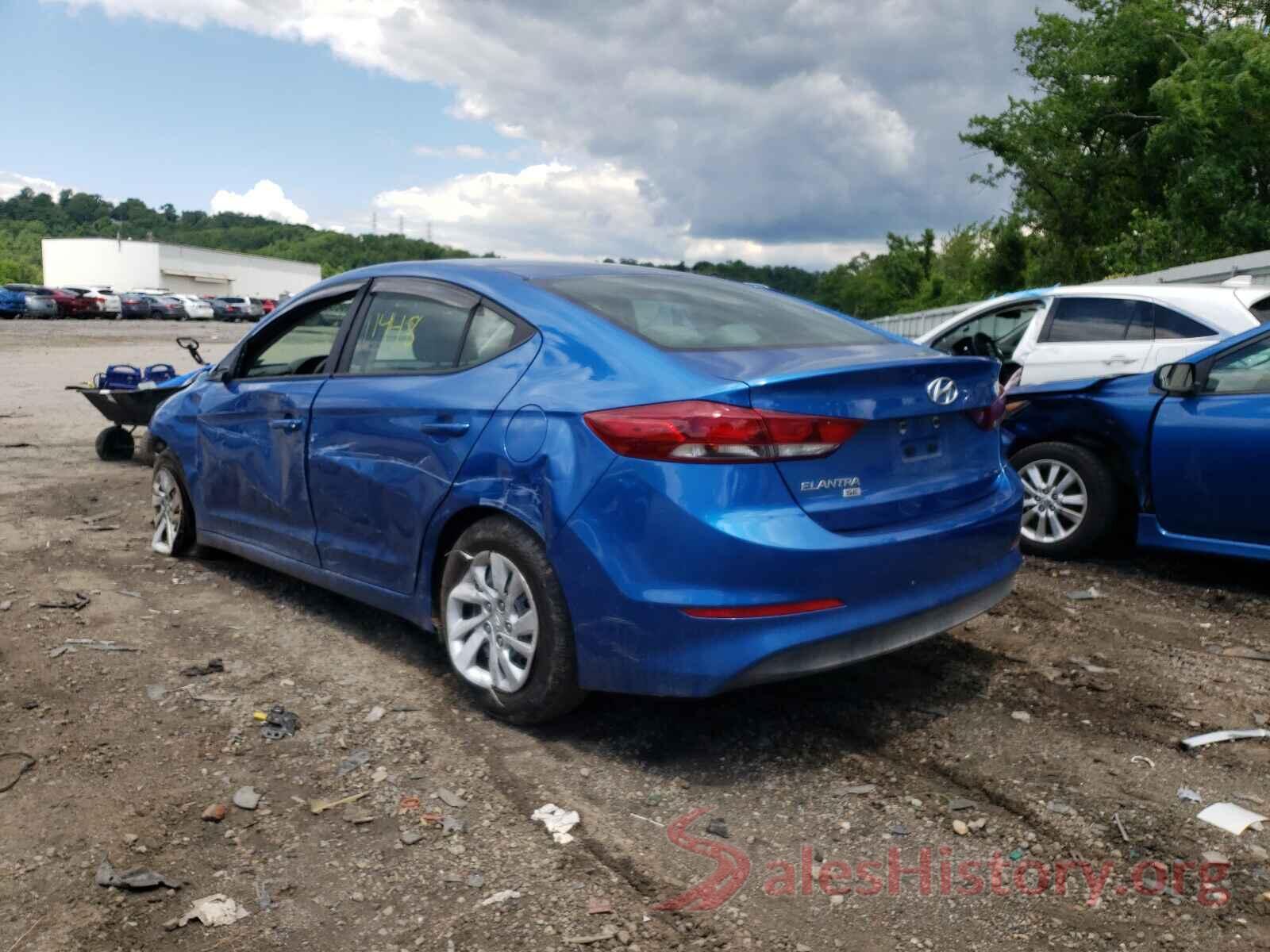 5NPD74LF4JH267537 2018 HYUNDAI ELANTRA