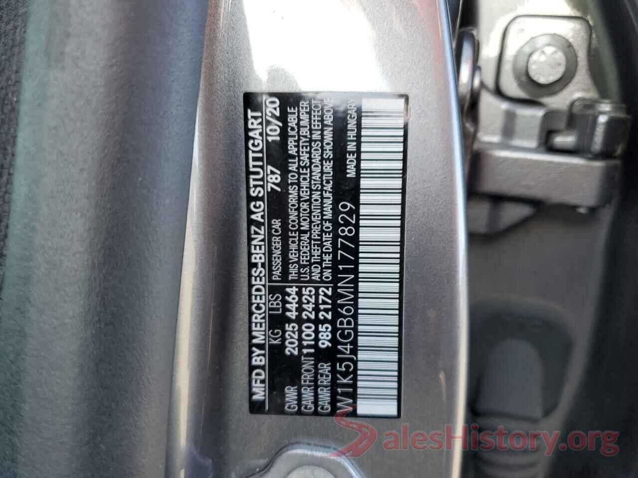 W1K5J4GB6MN177829 2021 MERCEDES-BENZ CLA-CLASS