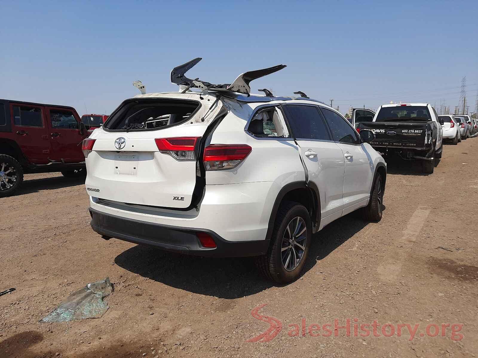 5TDKZRFH1JS540584 2018 TOYOTA HIGHLANDER