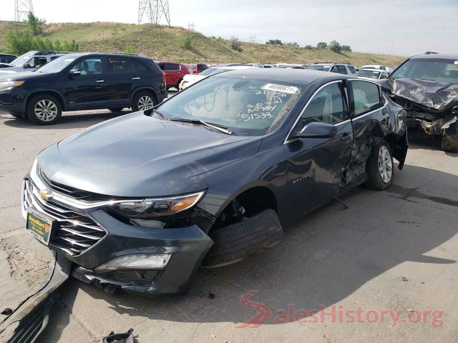 1G1ZD5ST4KF134437 2019 CHEVROLET MALIBU