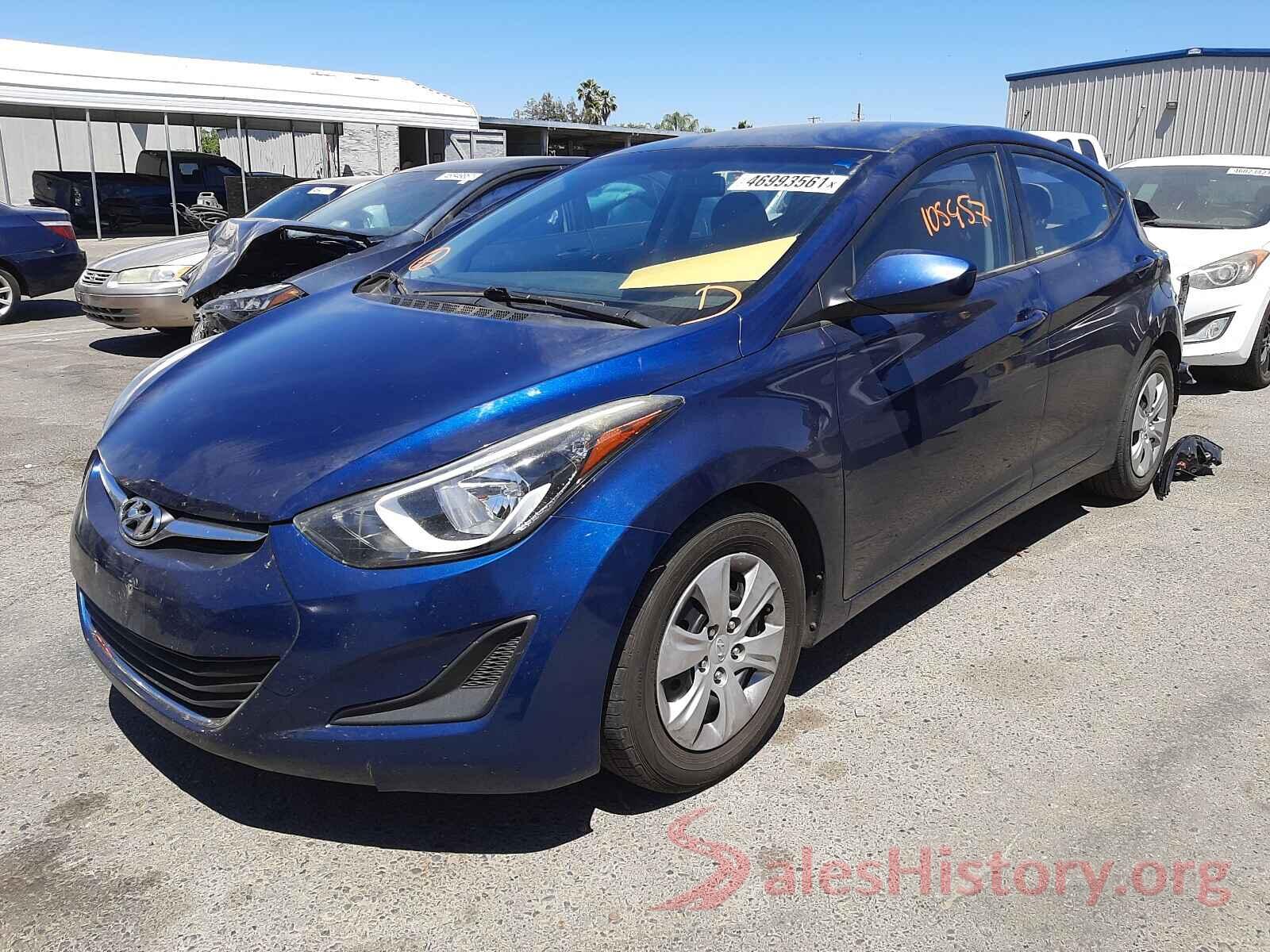 5NPDH4AE5GH690854 2016 HYUNDAI ELANTRA