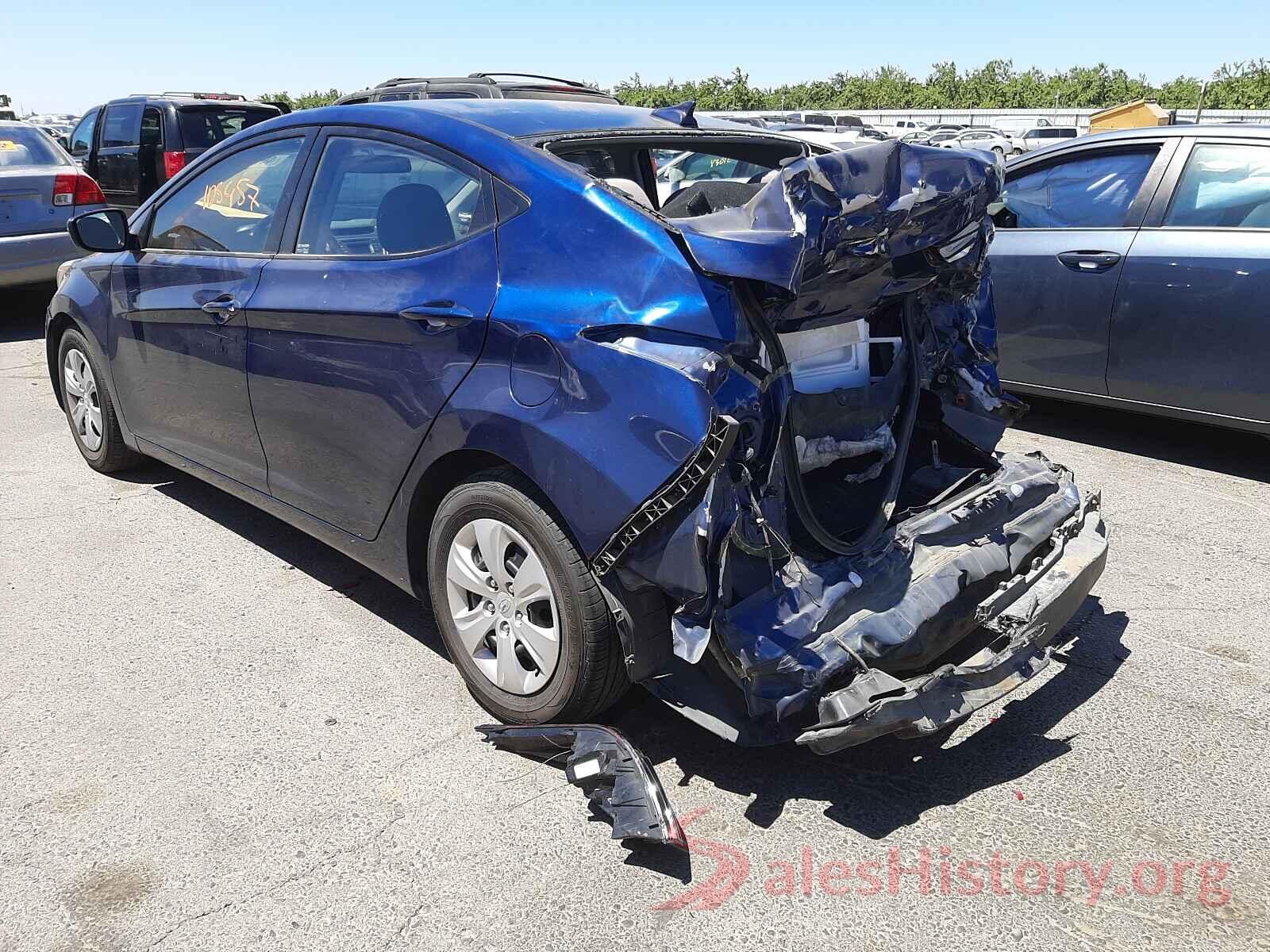 5NPDH4AE5GH690854 2016 HYUNDAI ELANTRA