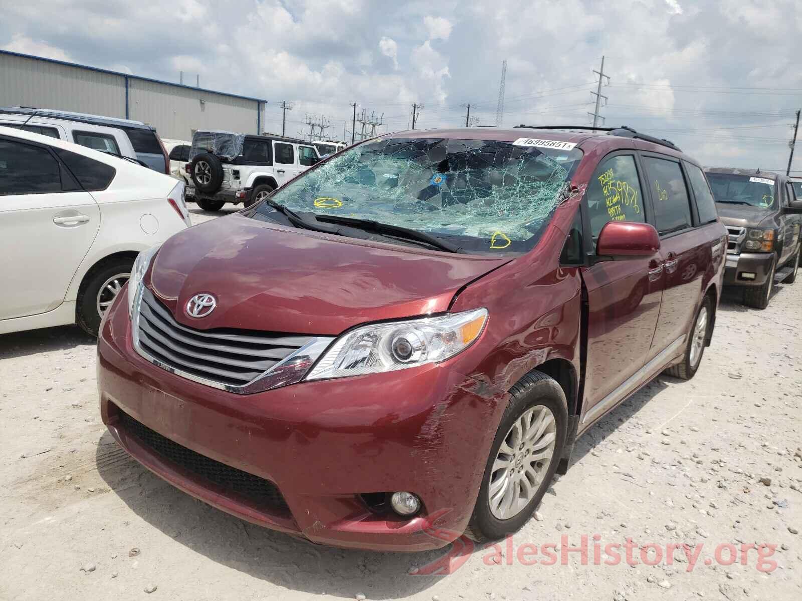 5TDYZ3DC8HS897026 2017 TOYOTA SIENNA